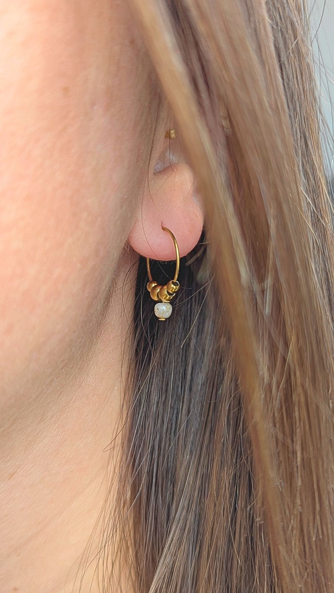 Boucles d'oreilles perles