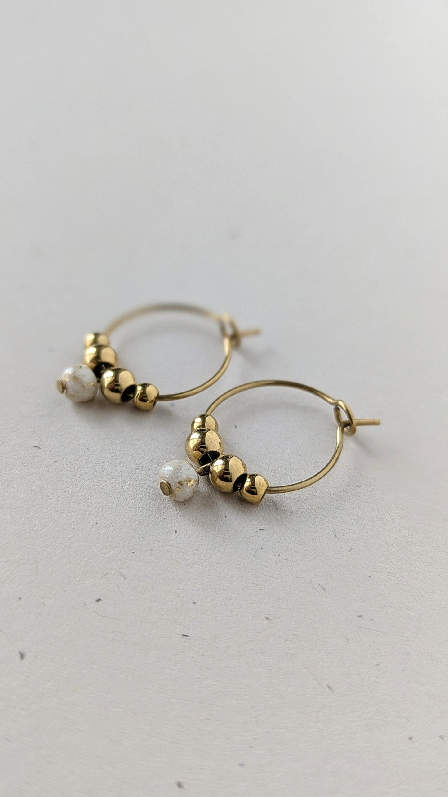 Boucles d'oreilles perles